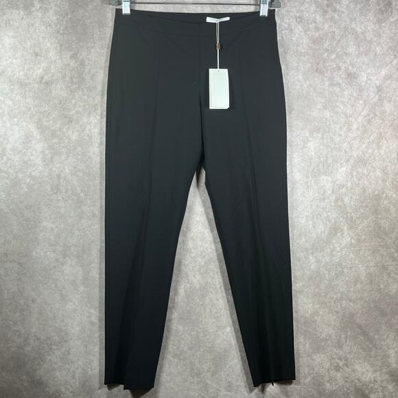 Boss Hugo Boss Tiluna Tropical Stretch Wool Slim Trousers Womens 4 Black Career - Picture 2 of 13